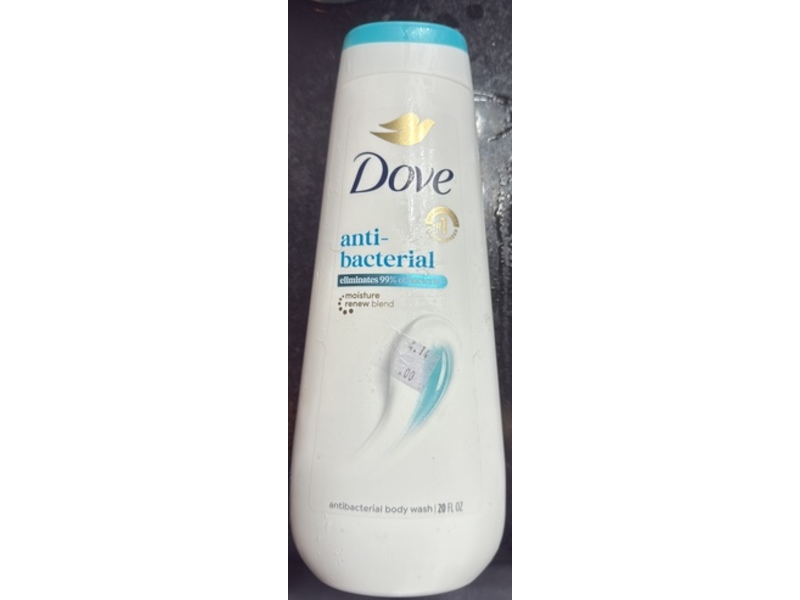 Dove Body Lotion, Anti Bacterial, 20 fl oz