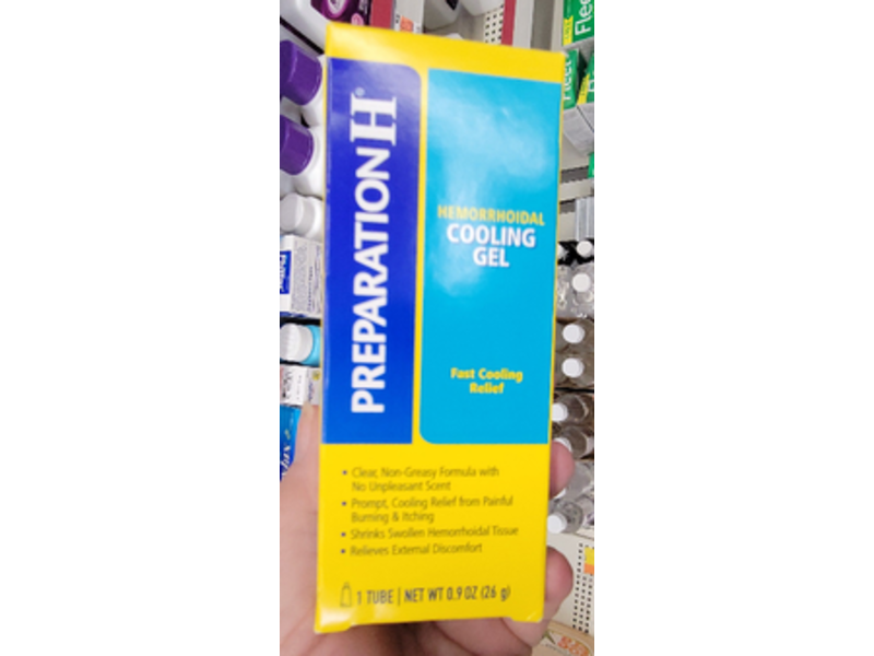Preparation H Hemorrhoidal Cooling Gel, 0.9 oz/26 g