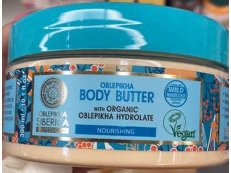 Natura Siberica Oblepikha Nourishing Body Butter, 10.1 fl oz/300 mL