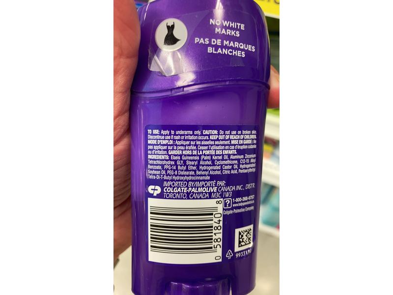 Lady Speed Stick Invisible Antiperspirant, Unscented, 45 g