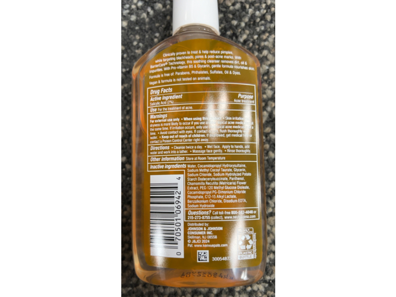 Neutrogena Oil-Free Acne Wash Facial Cleanser, 9.1 fl oz/269 mL