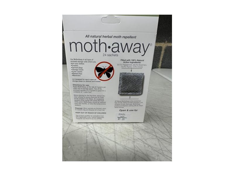 Richards Moth Away Sachets, 24 Counts, 48 g