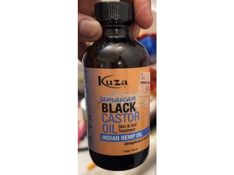 Kuza Jamaican Black Castor Oil, 4 fl oz/118 mL