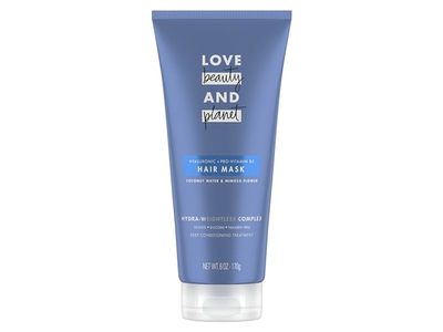 Love Beauty & Planet Hyaluronic + Pro-Vitamin B5 Deep Conditioning Treatment Hair Mask, Coconut Water & Mimosa Flower, 6 oz/170 g