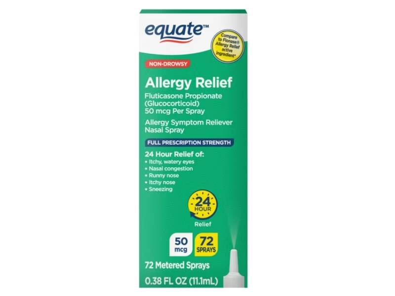 Equate Allergy Relief Nasal Spray, 0.38 fl oz/11.1 mL