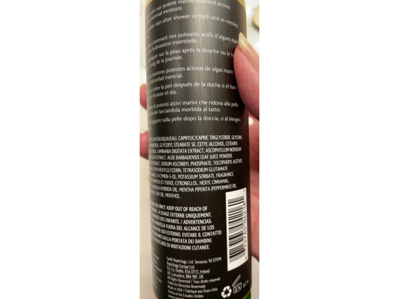 Repechage Body Moisturizer Lotion, Sea Spa, 8.6 fl oz/240 mL