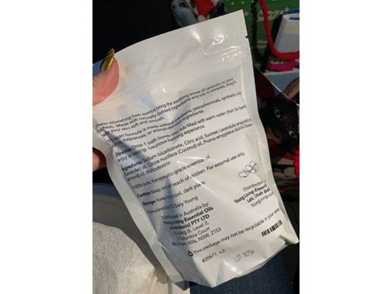 Young Living Calming Bath Bombs, Lavender, 11.2 oz/316 g