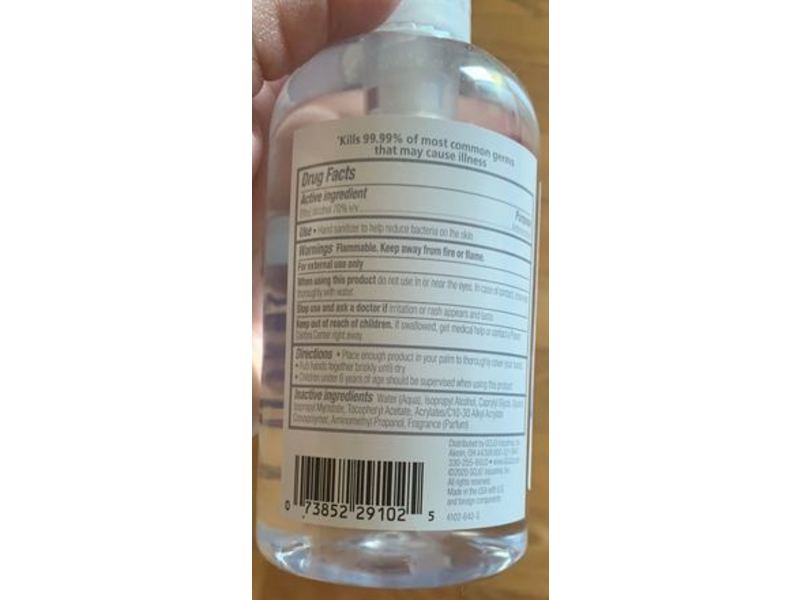 Purell Advanced Hand Sanitizer, Refreshing Gel, 8 fl oz/236 mL