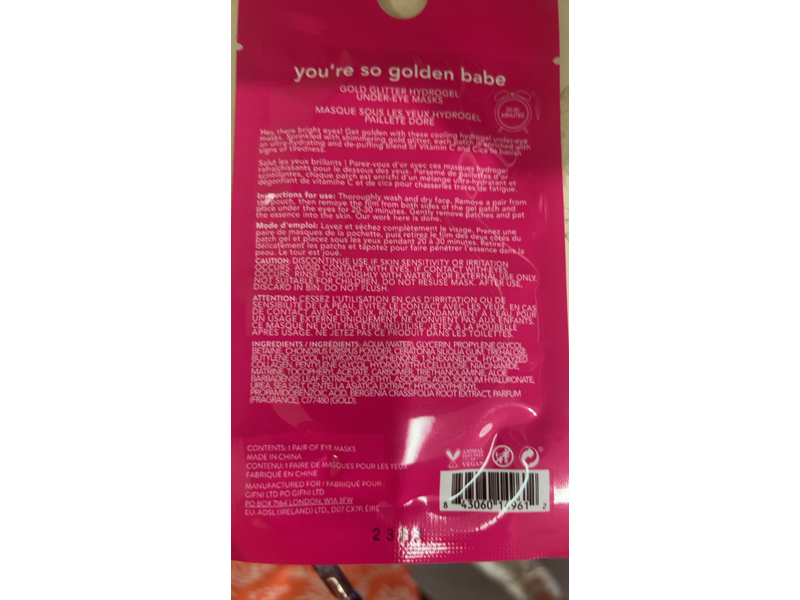 Holler & Glow You're So Golden Babe, Vitamin C, 0.10 oz/3 g