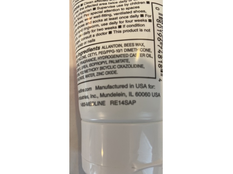 Medline Inzo Sooth & Cool Antifungal Cream, 5 oz/141.7 g