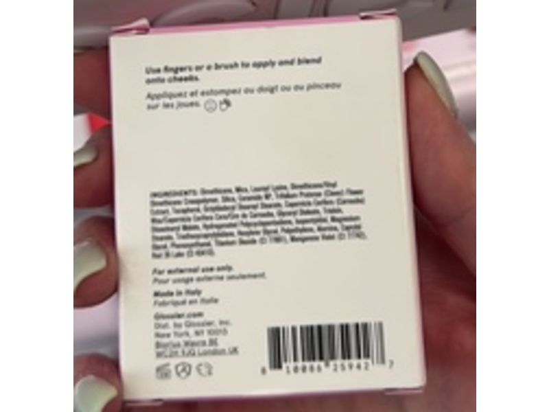 Glossier Cloud Paint Plush Blush, Billow, 0.21 oz/6 g