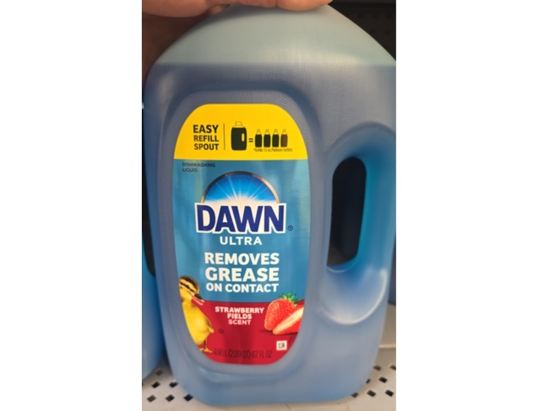 Dawn Ultra Removes Grease Dishwashing Liquid, Strawberry, 67 fl oz/1.98
