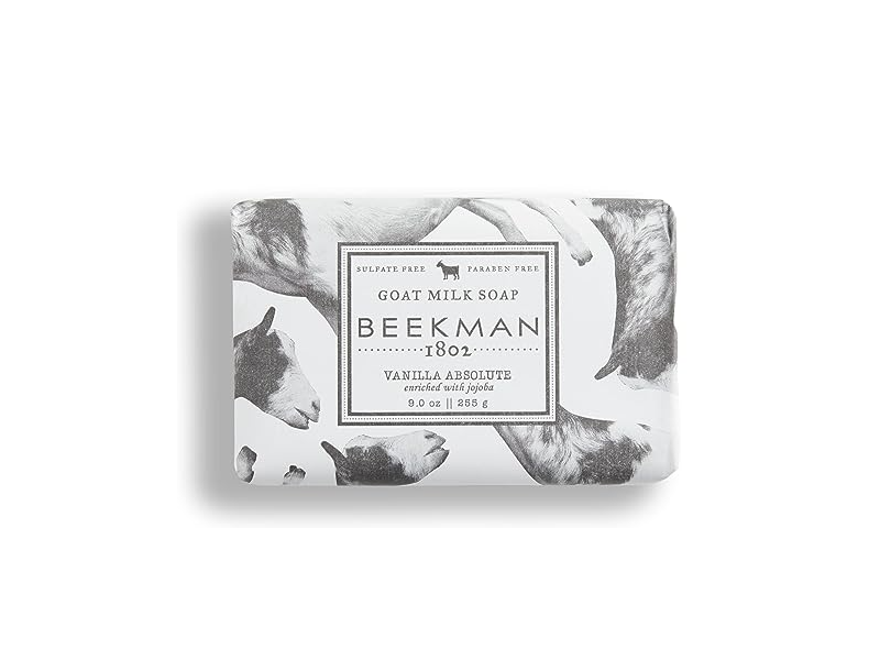 Beekman 1802 Jojoba Goat Milk Soap Bar, Vanilla Absolute, 3.5 oz/99 g