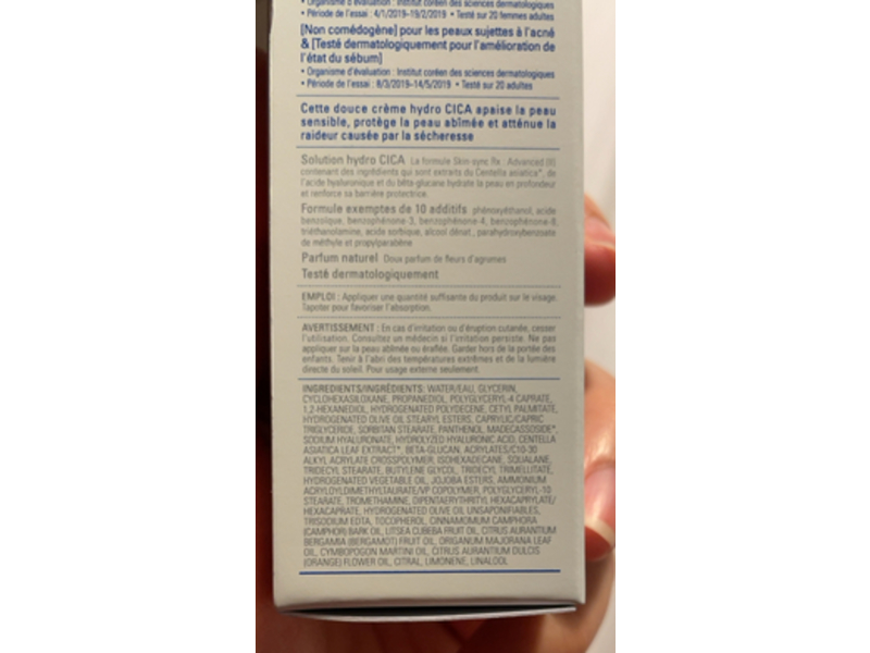 Dr. Belmeur Advanced Cica Hydro Cream, 2 fl oz/60 mL