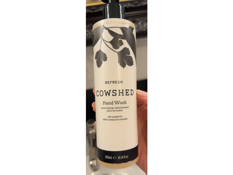 Cowshed Refresh Hand Wash, Grapefruit+Bitter Orange & Lavandin, 10.14 fl oz/300 mL
