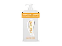 Native Moisturizing Body Wash, Shea Butter & Almond, 18 fl oz/532 mL - Image 2