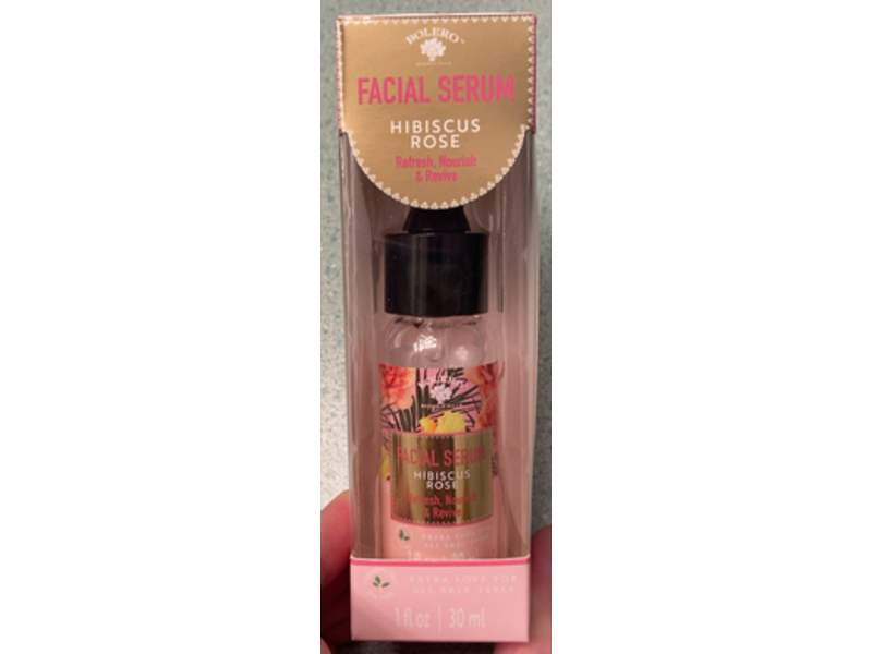 Bolero Beverly Hills Facial Serum, Hibiscus Rose, 1 fl oz/30 mL
