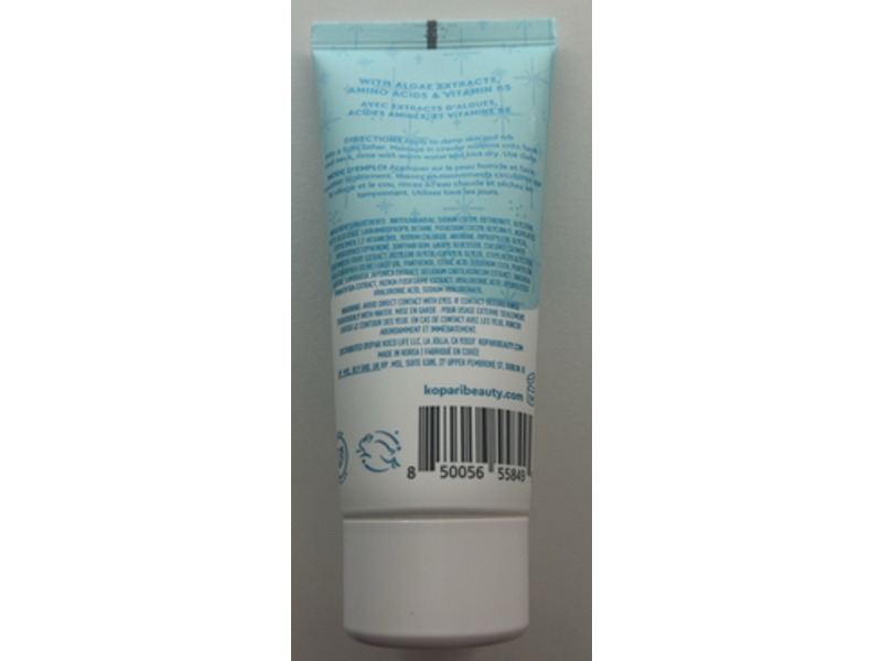Kopari Purifying Gel Cleanser, Marine Clean, 2 fl oz/60 mL