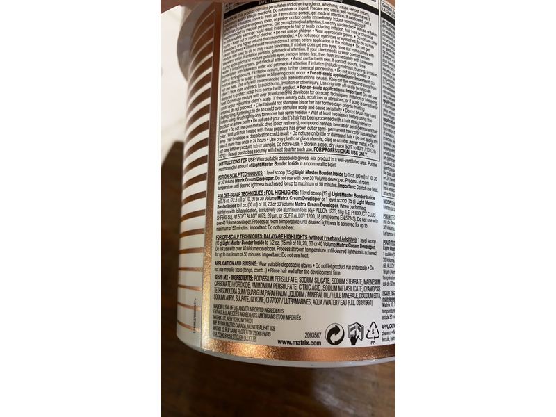 Light Master Lightening Powder with Bonder Inside Powder, 1 lb