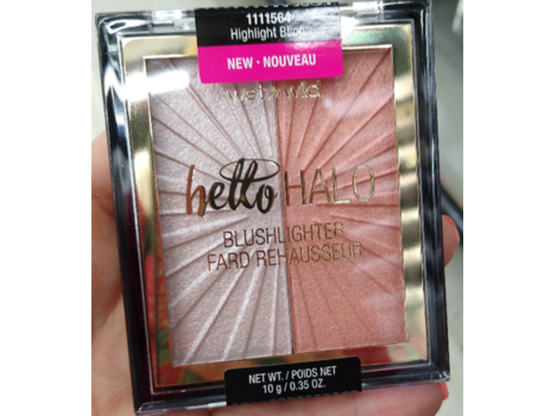 Wet N Wild Megaglo Hello Halo Blushlighter, Highlight Bling, 0.35 oz/10 g