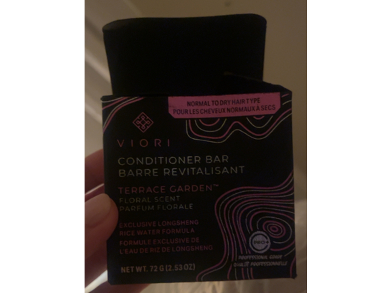 Viori Terrace Garden Conditioner Bar, Floral Scent, 2.53 oz/72 g