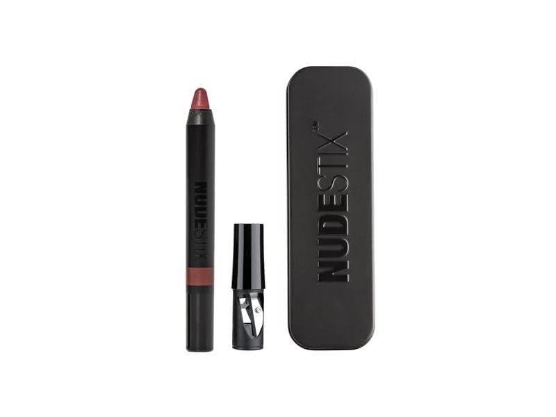 Nudestix Intense Matte Lip + Cheek Pencil, Sunkissed Rose, 0.10 oz/2.8 g