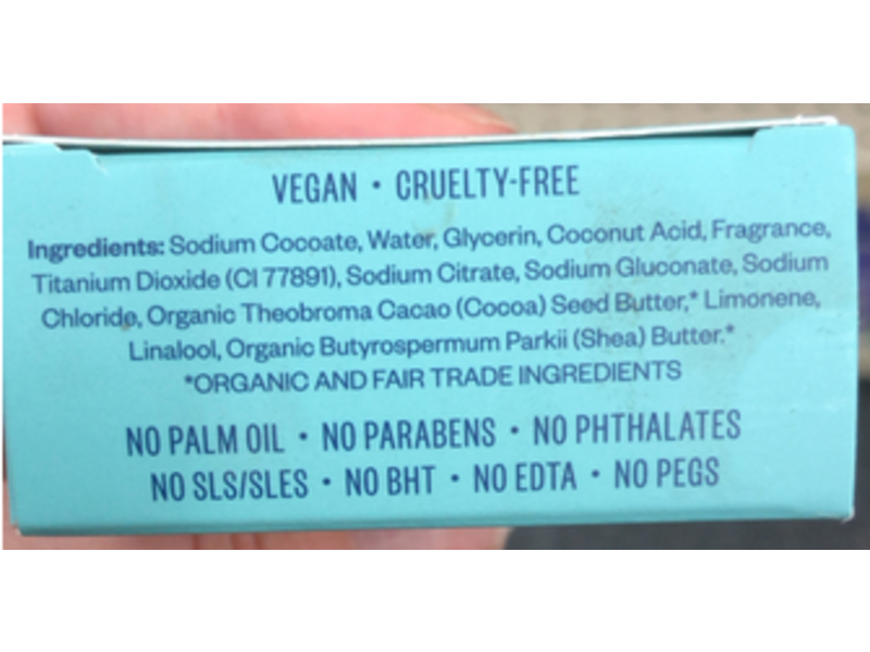 Hand in Hand Bar Soap, Sea Salt, Sweet Mint & Eucalyptus, 5 oz/142 g