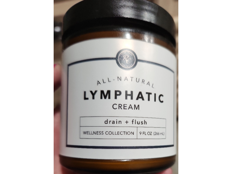 All Natural Lymphatic Cream, Drain + Flush, 9 fl oz/266 mL