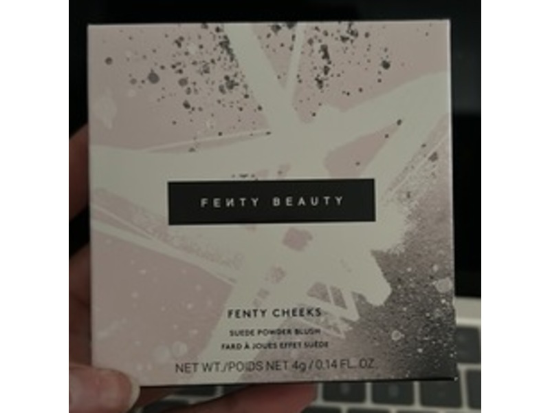 Fenty Beauty Cheeks Suede Powder Blush, Lolly Poppy, 0.14 fl oz/4 g