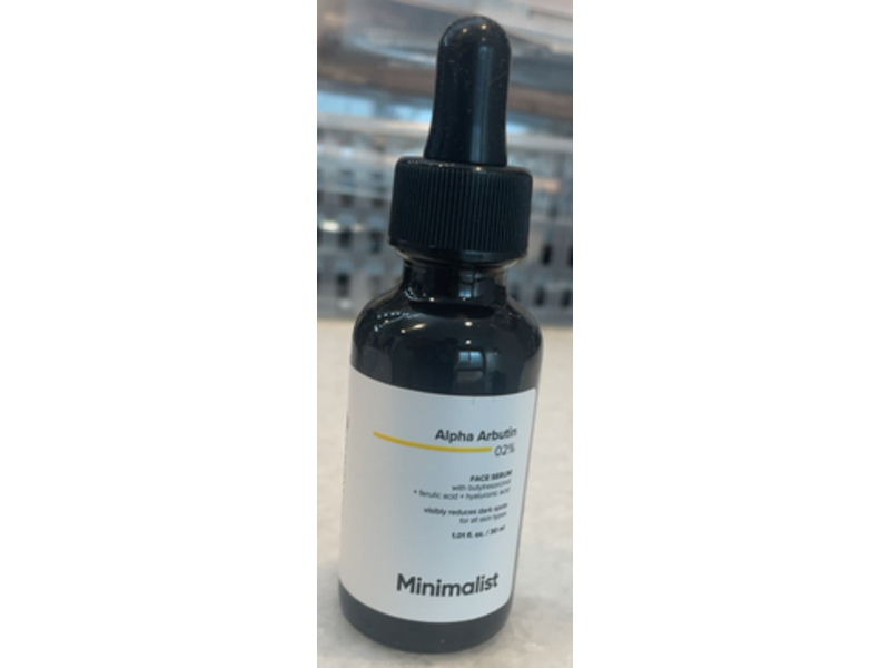 Minimalist Alpha Arbutin Face Serum, 1.01 fl oz/30 mL