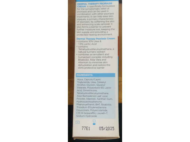 Dermal Therapy Psoriasis Cream, 60 g