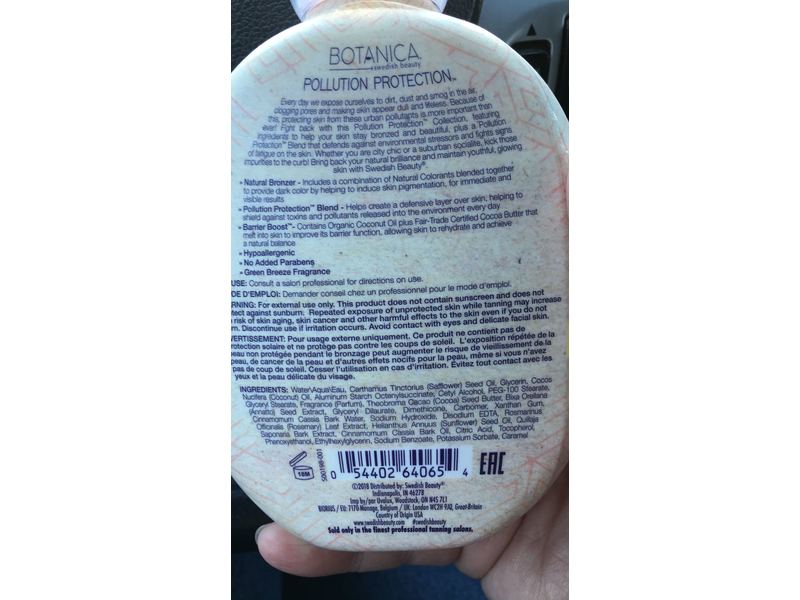 Botanica Natural Bronzer, Pollution Protection, 8.5 fl oz/250 mL