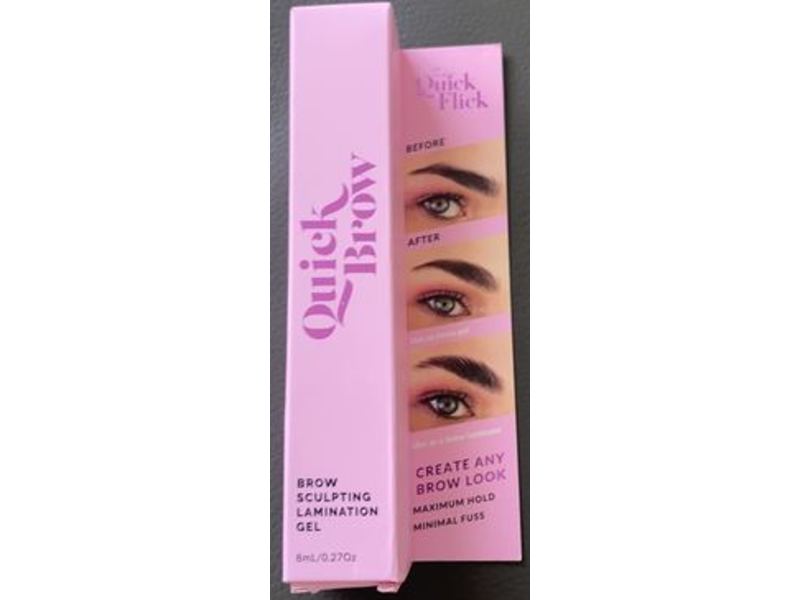 Barry M Quick Brow Brow Sculpting Lamination Gel, Clear, 0.27 oz/8 mL