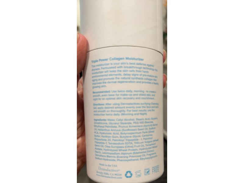 Dermalactives Purifying Triple Power Collagen Moisturizer, 1.70 oz/50 mL