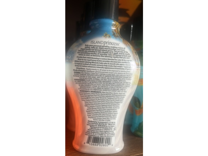 Brown Sugar Double Dark Island Princess 400X Bronzer, 7.5 fl oz/221 mL