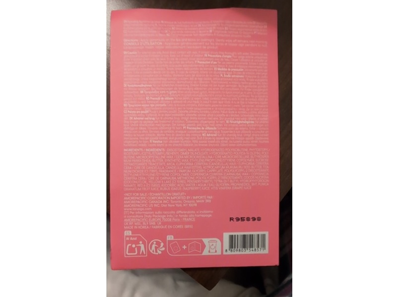 Laneige Lip Sleeping Mask, Berry Fruit Rouges, 0.02 oz/0.8 g