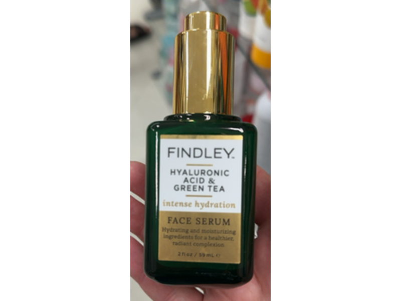 Findley Face Serum, Hyaluronic Acid & Green Tea, 2 fl oz/59 mL