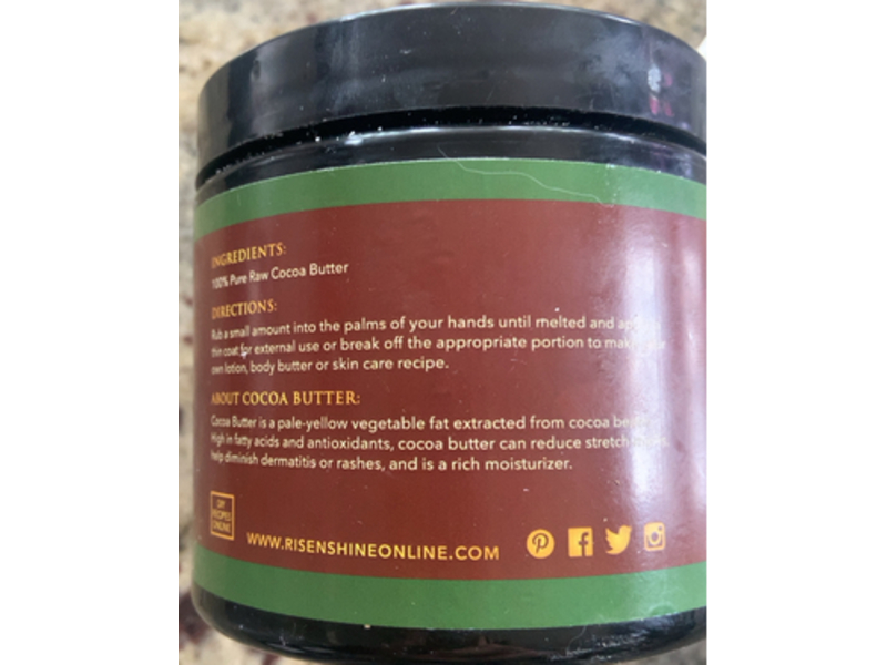 Rise 'N Shine Body Butter, Cocoa Butter, 16 oz