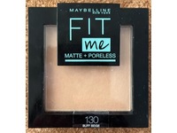Maybelline New York Fit Me! Matte + Poreless Powder Foundation, 130 Buff Beige, 0.29 oz/8.5 g - Image 3