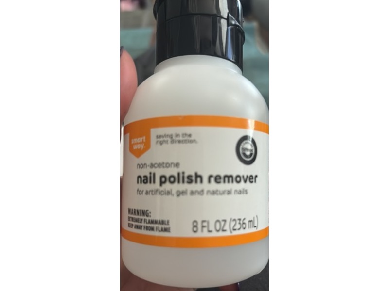 Smart Way Non-Acetone Nail Polish Remover, 8 fl oz/236 mL