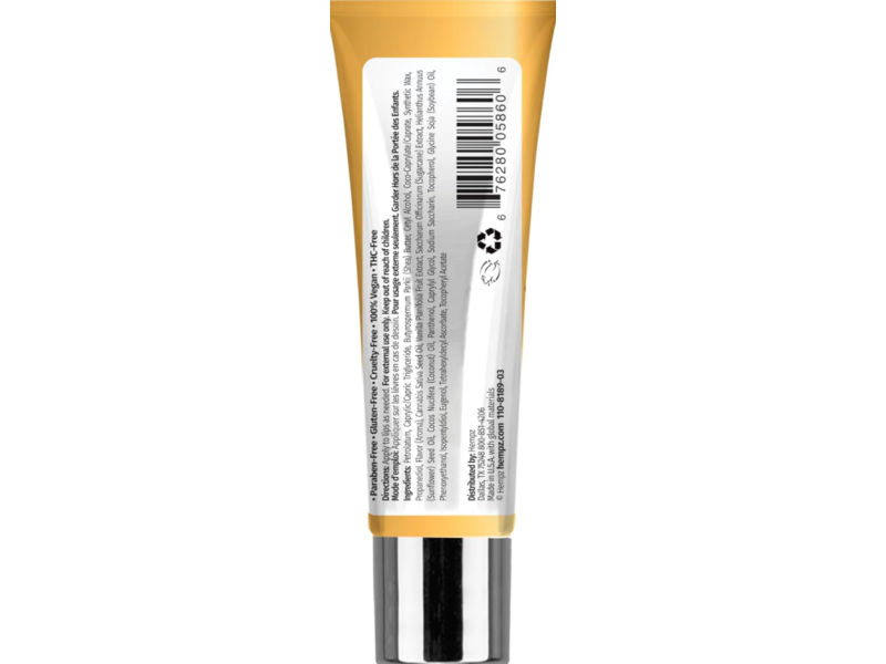 Hempz Lip Balm, Vanilla Sugar Cookie, 0.44 fl oz/13 mL
