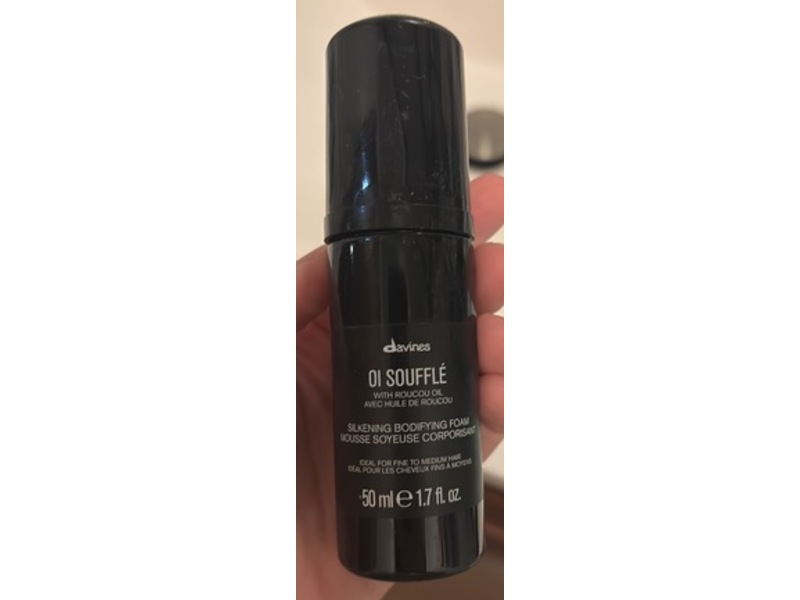Davines OI Souffle Silkening Bodifying Foam, 1.7 fl oz/50 mL