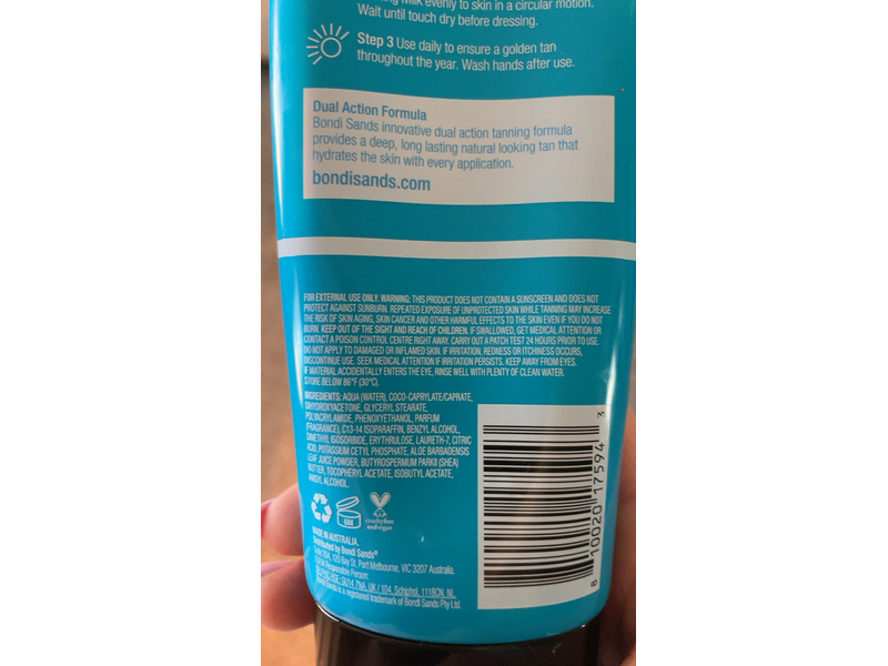 Bondi Sands Everyday Gradual Tanning Milk Body Moisturizer, Cocoa Butter Scent, 5.07 fl oz/150 mL