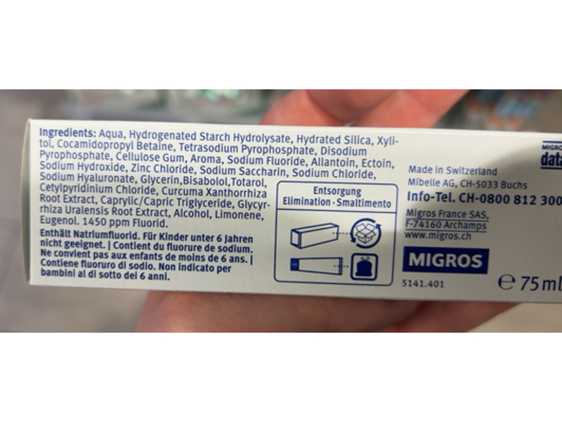 Candida Professional Parodin Complexe De Protection Toothpaste, 75 mL