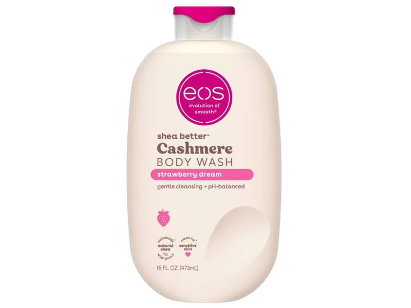 Evolution Of Smooth Shea Better Cashmere Body Wash, Strawberry Dream, 16 fl oz/473 mL
