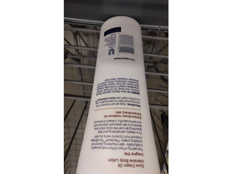 Dove Cream Oil Intensive Body Lotion, 13.5 oz