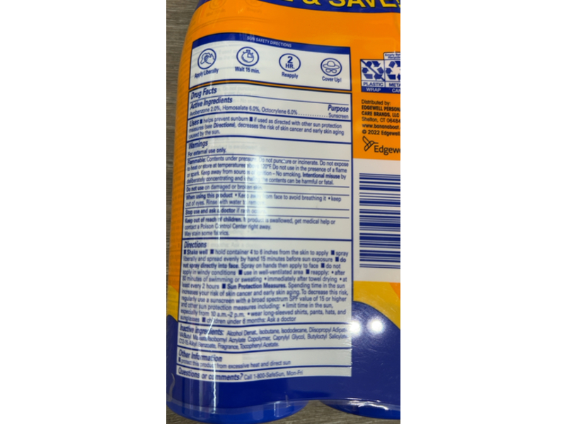 Banana Boat Ultra Sport Ultra Clear Sunscreen Spray, SPF 30