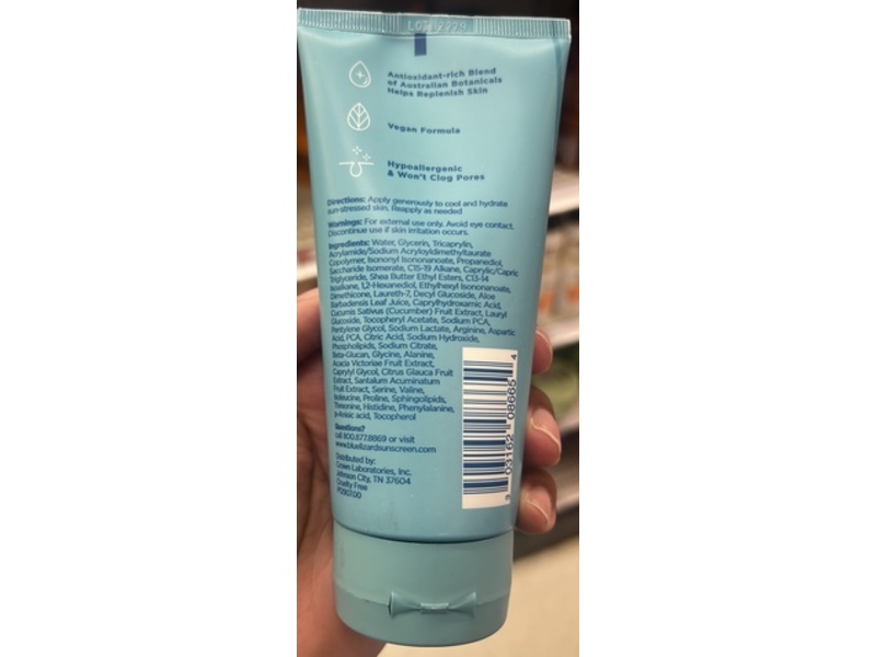 Blue Lizard After Sun Soothing Lotion with Cooling Aloe & Cucumber, 6 fl oz/177 mL