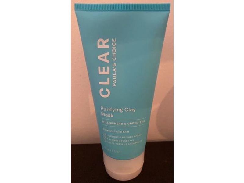 Paula's Choice Clear Purifying Clay Face Mask, Willowherb & Green Tea, 3 fl oz/88 mL