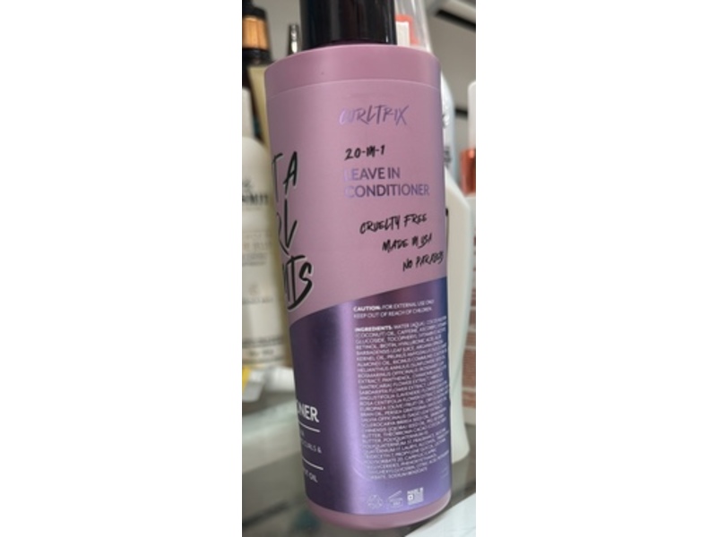 Curltrix What A Curl Wants 20 In 1 Leave In Conditioner, Hibiscus + Coconut Oil, 8 fl oz/240 mL